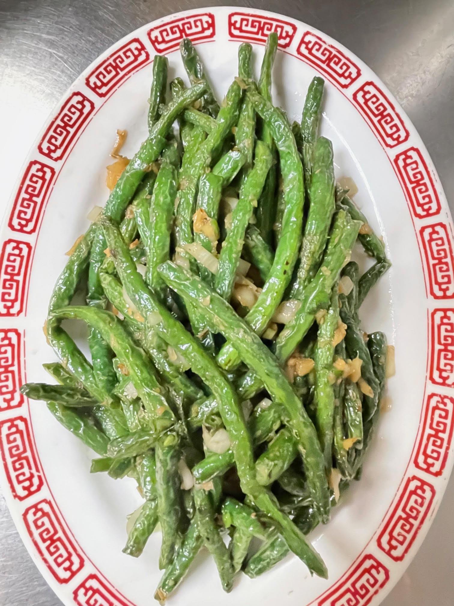 Dry Wok-Tossed Green Beans