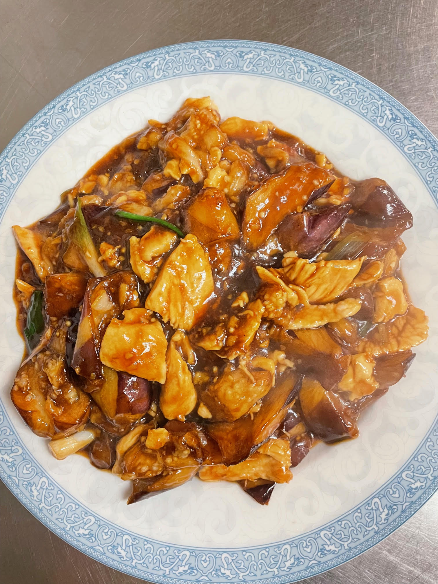 Chicken with Eggplant